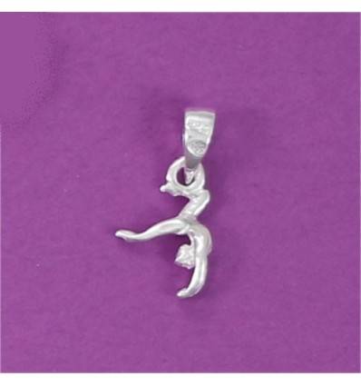 mini pendentif gymnaste cambrée arrière