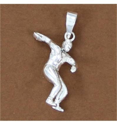 pendentif athlétisme lancer du disque