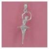 pendentif danseuse bras en couronne