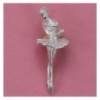 ballet dancer with crossed arms pendant