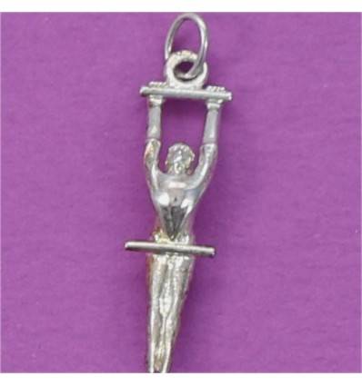 pendentif gymnaste barres asymétriques gymnastique artistique