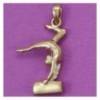 pendentif gymnaste poutre gymnastique artistique féminine