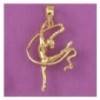 pendentif gymnastique rythmique "EXPRESSION" ruban