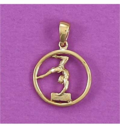 pendentif gymnaste cambré