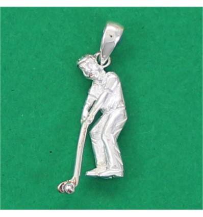 pendentif joueur de golf