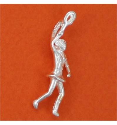 pendentif joueuse de tennis