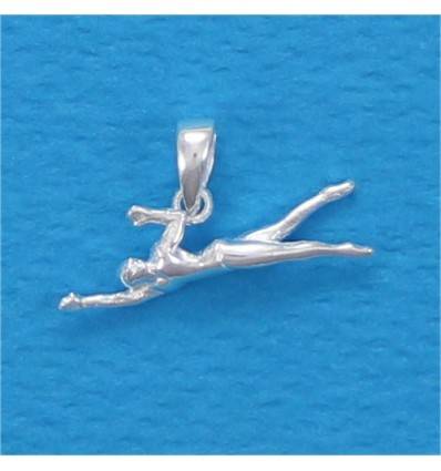 swimming men in crawl pendant