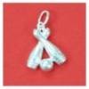 pendentif deux quilles de bowling et boule de bowling