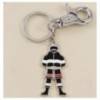 porte-clefs pompier en uniforme