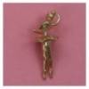 ballet dancer with crossed arms pendant