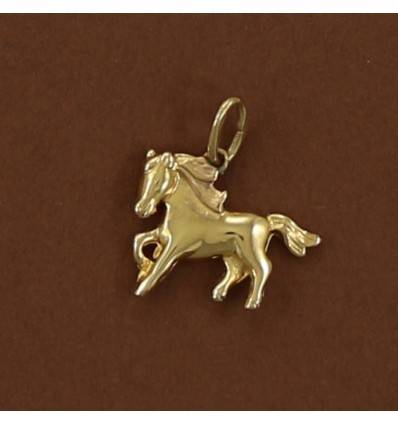 pendentif petit cheval fougueux