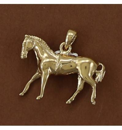 pendentif cheval au pas