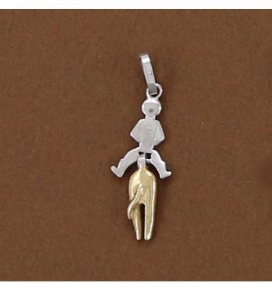 pendentif articulé petite cavalière