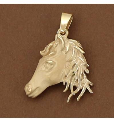 pendentif tête de cheval stylisée