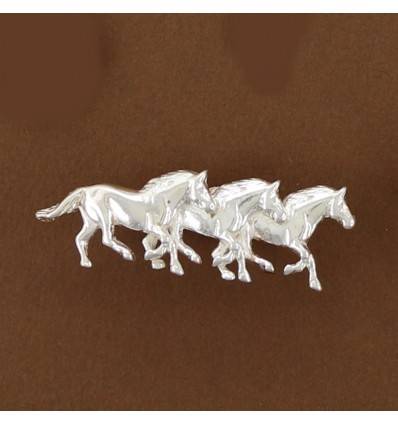 anneau de foulard cheval trois chevaux