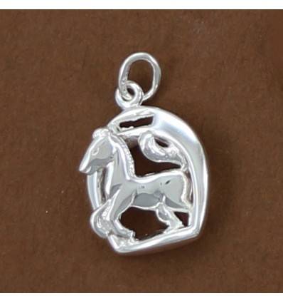 pendentif étrier et cheval