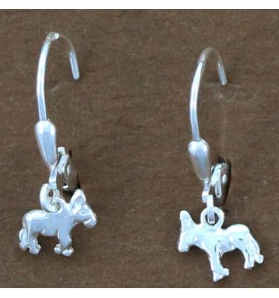 boucles d'oreilles ânes dormeuses