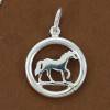 pendentif cheval au pas tendance