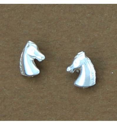 boucles d'oreilles tête de cheval