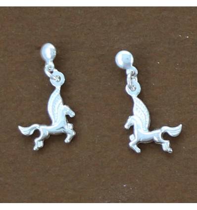 boucles d'oreilles pégases pendantes