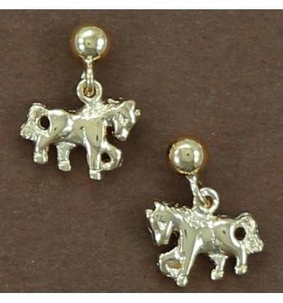 boucles d'oreilles petit cheval