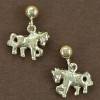 boucles d'oreilles petit cheval