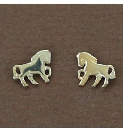 boucles d'oreilles cheval