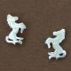 boucles d'oreilles cheval sauvage tendance