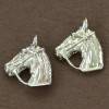 boucles d'oreilles tête de cheval