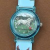 montre trotteuse coeur et cheval au galop