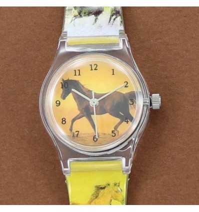 montre cheval alezan