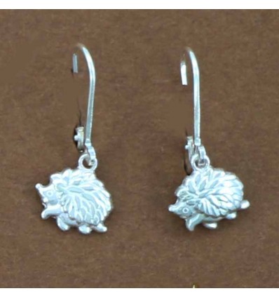 boucles d'oreilles dormeuses hérisson ou Niglo