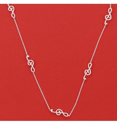 collier clefs de sol