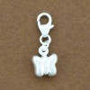 charm's papillon en argent massif