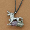 collier améthyste licorne