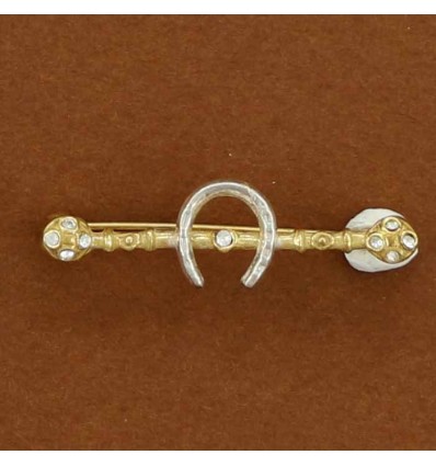 horse shoe brooch