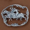 broche POLO argent massif