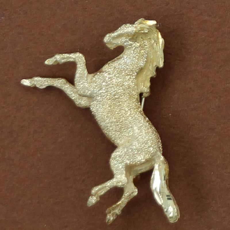 Bracelet Avec Cheval en Argent 925 Et Caoutchouc - Bracelet D
