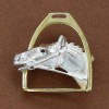 broche tête de cheval et étrier