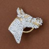 broche grande tête de cheval fantaisie