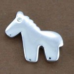 Broche fer à cheval en argent 925 - France