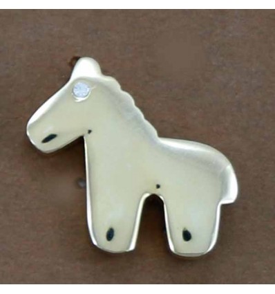 pin's cheval stylisé