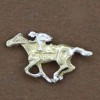 pin's cheval de course