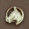 pin's tête de cheval et cravache