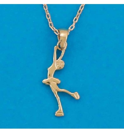 pendentif et chaine patineuse cambrée