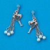 boucles d'oreilles patineuse collection FRISSON