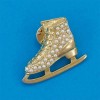 broche patin strass ou perles