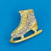 broche patin strass ou perles