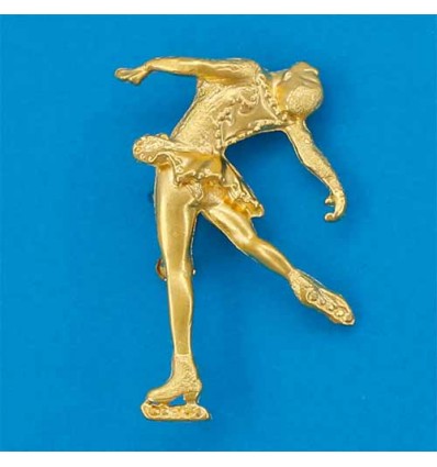 broche patineuse pirouette cambrée