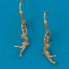 boucles d'oreilles dormeuses patineuse cambrée